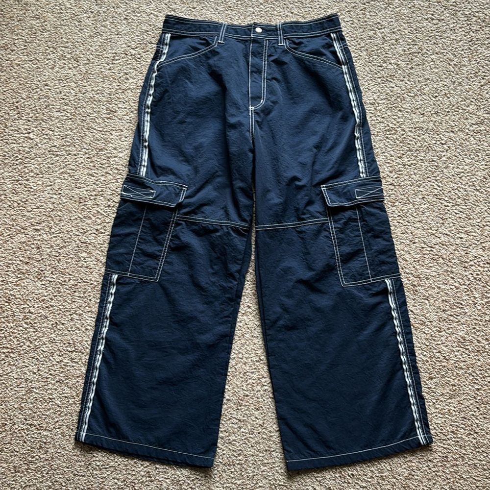 RARE VTG Breakdown Wide Leg Baggy Men’s Pants Jeans Y2K JNCO Rave Skate 90’s